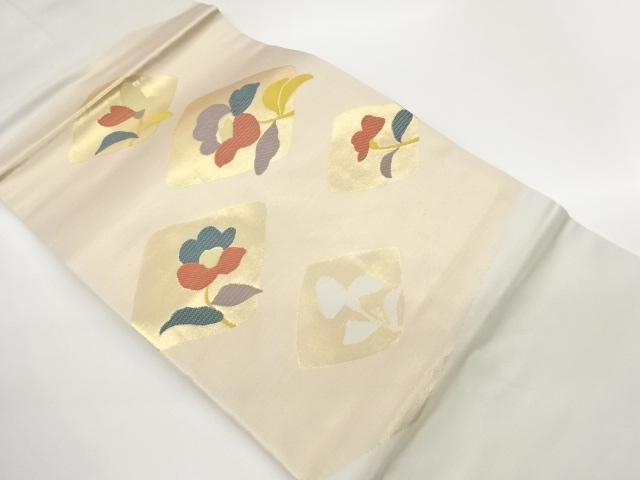 JAPANESE NAGOYA OBI / WOVEN RHOMBUS